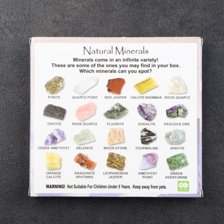 Collection of minerals, 20 pcs, 13x12 cm-4