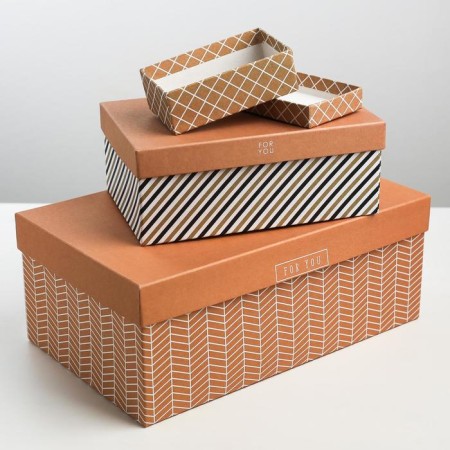 Set of boxes 10 in 1, gift packaging, “universal”, 12 x 7 x 4 - 32.5 x 20 x 12.5 cm-2