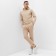 Men's tracksuit (hoodies, trousers) minku, beige color, size 48