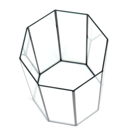 The Aquarium "Binogrand" with a lid, 24 liters, 25 x 25 x 46/50 cm, bleached oak-3