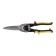 Scissors for metal tundra, 2k handles, straight cut, 300 mm