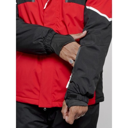 Male ski suit, size 56, red color-10