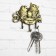 The key a wall -mounted “Happiness in the house”, three owls, 8.3 x 7 cm.
