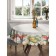 The tablecloth "Flower patterns", round, Saten, d = 150 cm