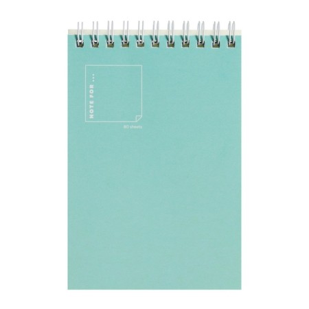 Notepad A6, 80 sheets in a cage on the crest Pastel Tint, cover coated cardboard, an offset block 60 g/m2, mix-4