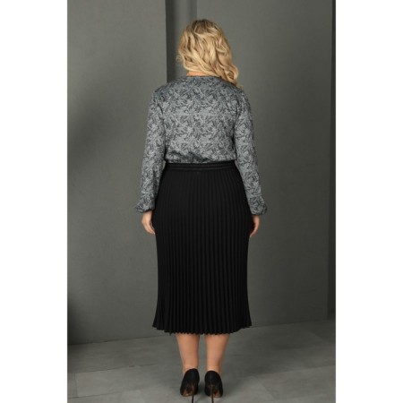 Women's dress, size 60, gray color-5