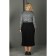 Women's dress, size 60, gray color