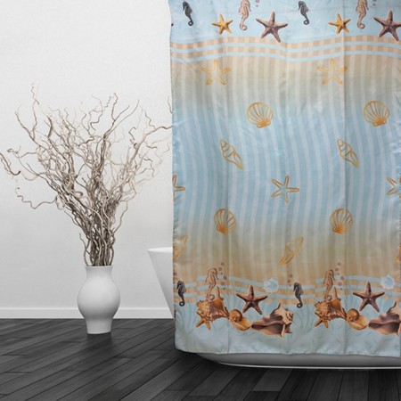 The bathroom curtain "Sea", 180 x 180 cm