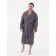 Male bathrobe with a shack, size 52-54, color gray color