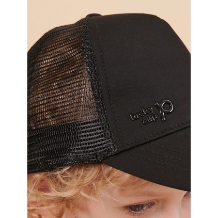 Children's cap, size 53-54, black color-2