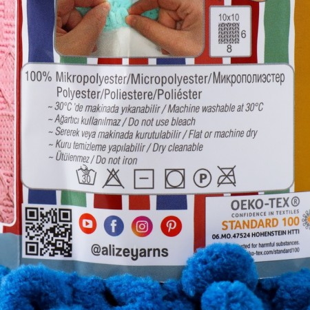 Yarn "Puffy Fine" 100% micropoliester 14.5m/100g (637)-3