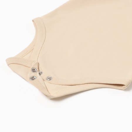 Body Children with ruffles Minaku "Nature", beige color, height 86-92 cm-3