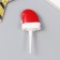 Decor for the creativity of the polystone "New Year's cap" 3x3.5 cm