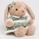 Soft toy "Little Friend", saying in a green dress