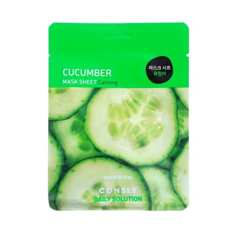 Consly tissue mask with cucumber extract, 25 ml