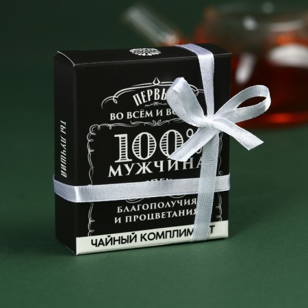 Tea in bags “100 % man” in a box, 9 g (5 pcs. X 1.8 g).-2