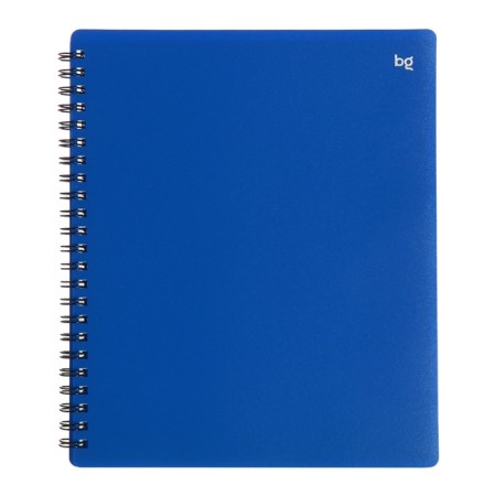 Notebook 60 sheets, in a cage, on the crest, basy, plastic cover, blue