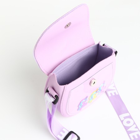 Baby bag on a valve, lilac color-2