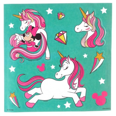 Chancellery "Unicorn", notebook A6, pen, stickers, Minnie Mouse-4