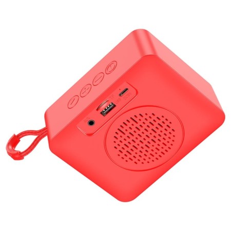 Portable column Hoco BS51, 5 W, VT 5.2, FM, AUX, 1200 mAh, red-2