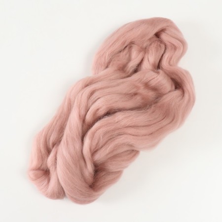 Fasting wool 100% half -toned wool 50 g (dark powder - 069)-1