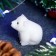 New Year's figure soap "White Bear" 10g