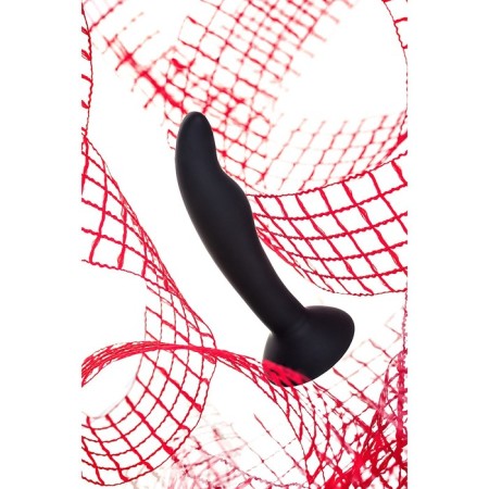 Anal plug A-Toys by Toyfa Stroft, silicone, black color, 10.5 cm-10