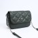 Richet bag on a magnet, outer pocket, long belt, green color