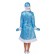 New Year! The carnival costume "Snow Maiden from brocade", a blue fur coat, a hat, mittens, p. 48