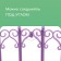 Decorative fence, 25 × 180 cm, 5 sections, plastic, lilac "classics"