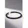 Chatter's necklace, black color, 30 cm
