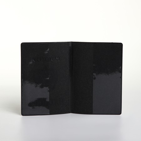 Cover for passport, black color-5