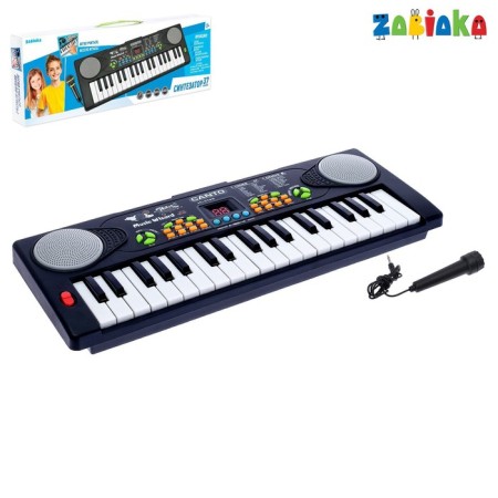 Synthesizer "Funny Melodies" with a microphone, 37 keys