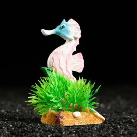 Decor for the Aquarium "Sea Horse" on a stand, 5 x 4.5 x 8.5 cm-3