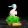 Decor for the Aquarium "Sea Horse" on a stand, 5 x 4.5 x 8.5 cm
