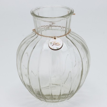 Vase for flowers "Love", 19.5 x 15 cm.-1
