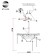 Ceiling Ceiling ST LUCE. SL1230.102.06. Stabia. 6x60 W, E14, 45x45x67 cm, Nickel color