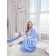 Sollya blanket, size 180x200 cm, blue color