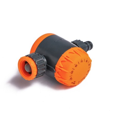Watering timer, up to 2 hours, with a set of adapters for connection, plastic, Greengo-2