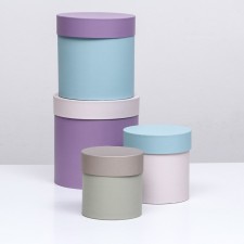 Set of round boxes 4 in 1 