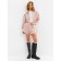 Female set (blouse, shorts) minku: casual collection color pink cage, size 48