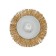 Metal brush for a tundra drill, with a hairpin, flat, 50 mm