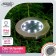 Garden lamp on the sunny battery, 11.5 × 13 × 11.5 cm, 8 LED, glow white glow