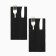 A set of envelopes for devices Home Collection Black-2 pcs, 22x10cm, 45%linen, 55%HL