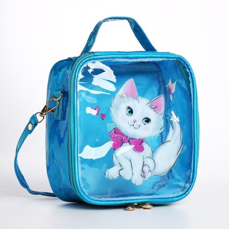 Bag's bag with lightning, blue color