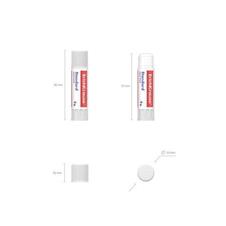Clear adhesive Erichkrause Standard, 6 g, fast gluing-3