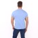 T-shirt male plain, color light blue, size 54
