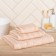 Trick "Ethel" Bamboo Biege 50x90 cm, 70% HL, 30% bamboo, 450g/m2