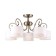 Romani chandelier, 5x40W E14, bronze color