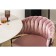 Lind chair, 600 × 530 × 770 mm, velor, pink color